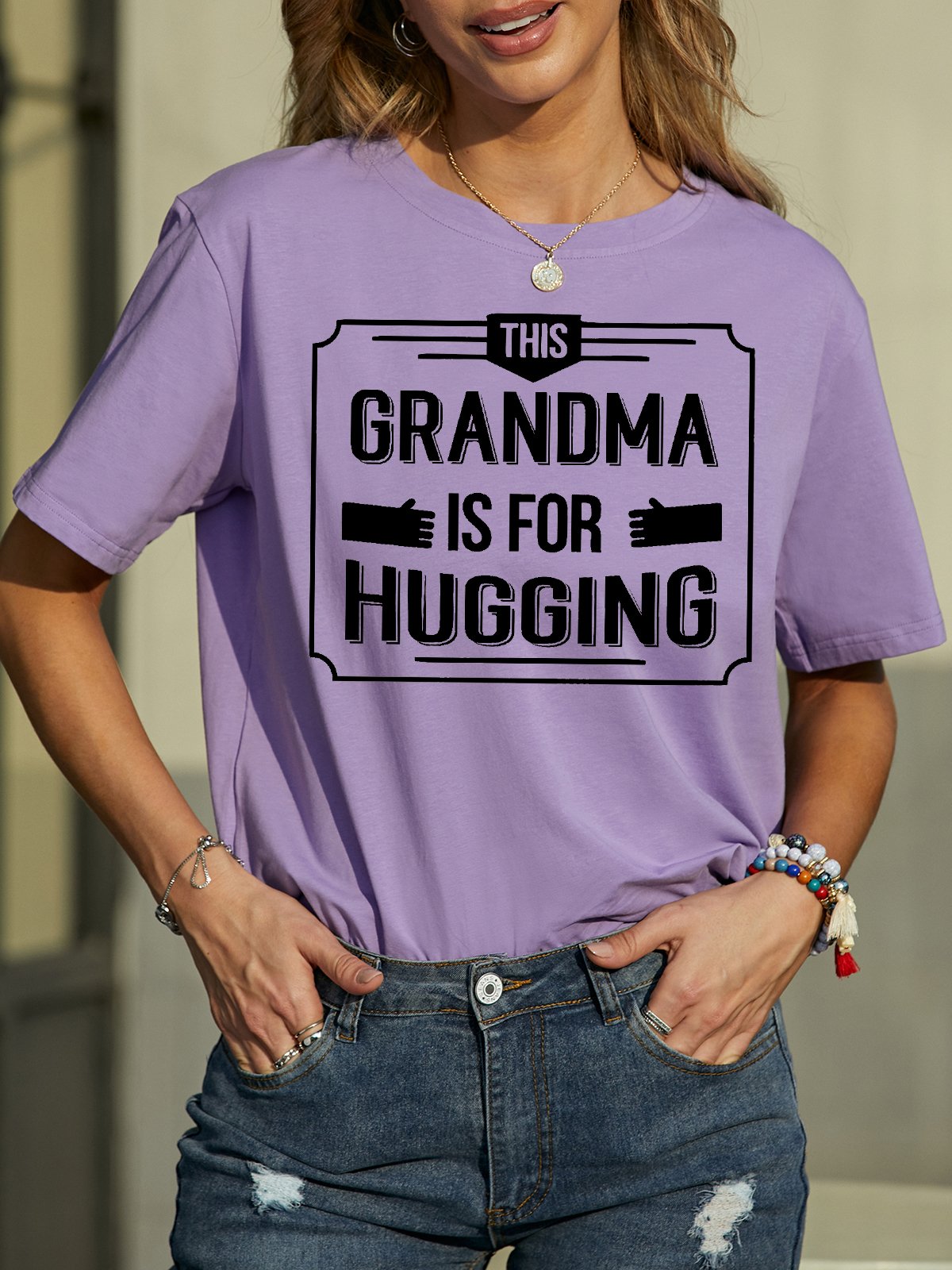 Grandma Is For Hugging Women's T-shirt