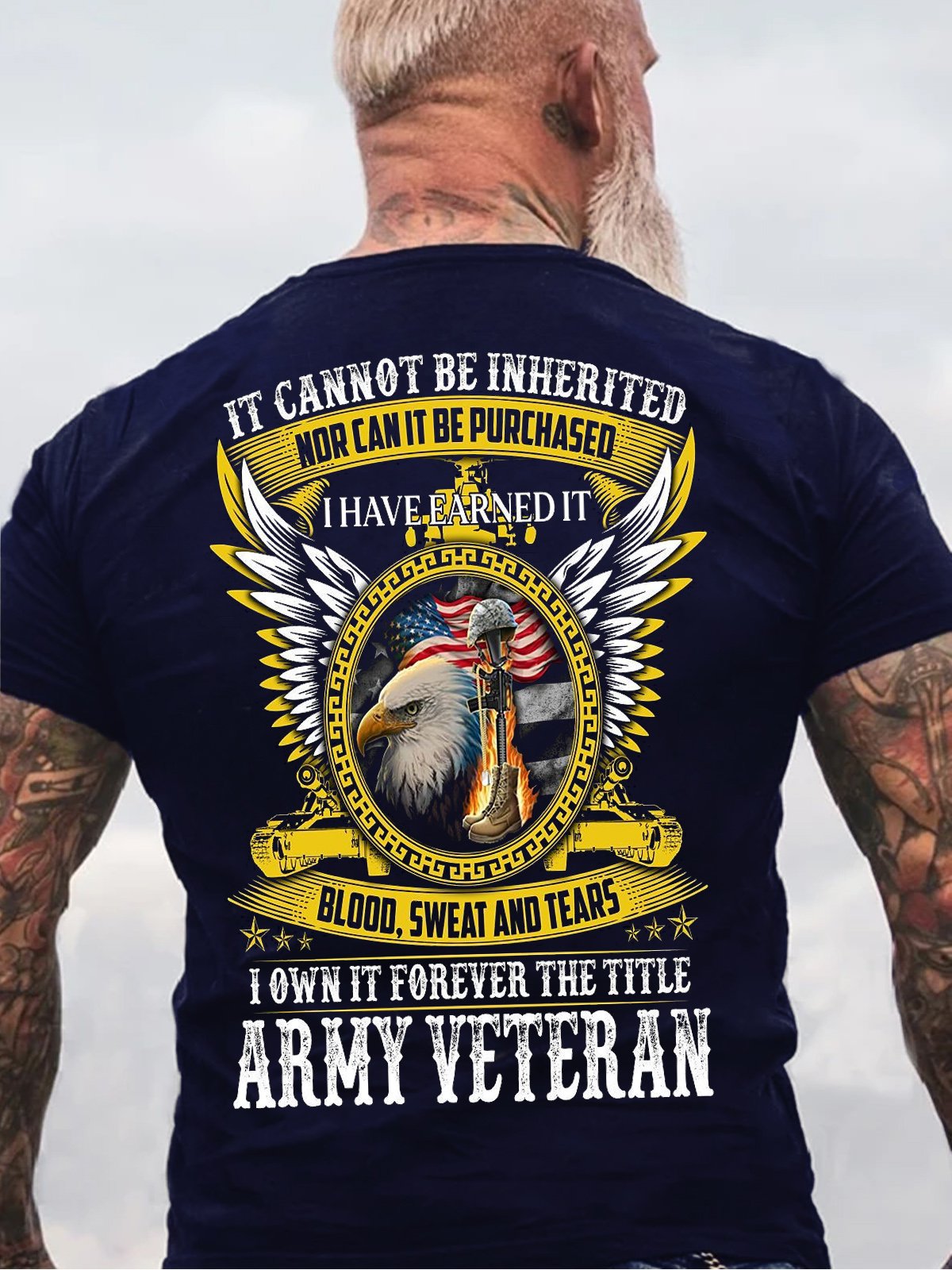 I OWN IT FOREVER THE TITLE ARMY VETERAN Casual Short Sleeve T-Shirt