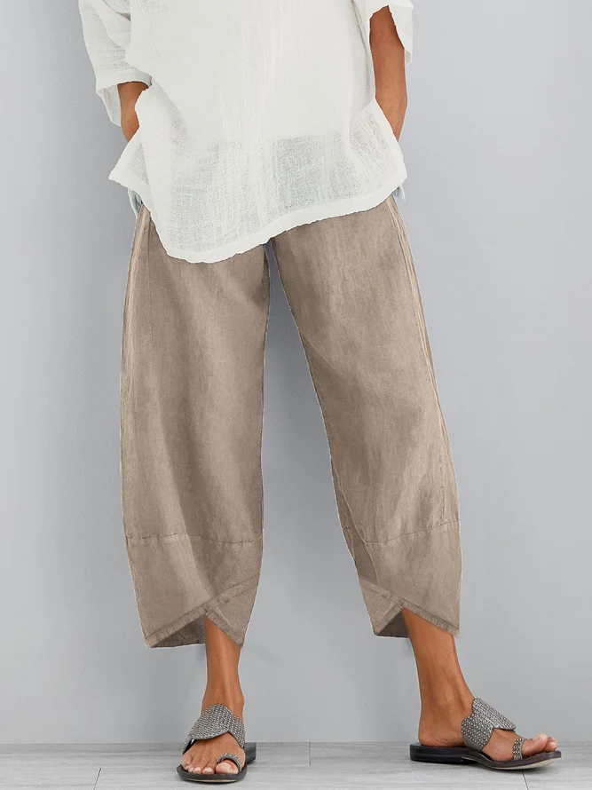 Women Cotton Pant Spring Summer Casual Pant