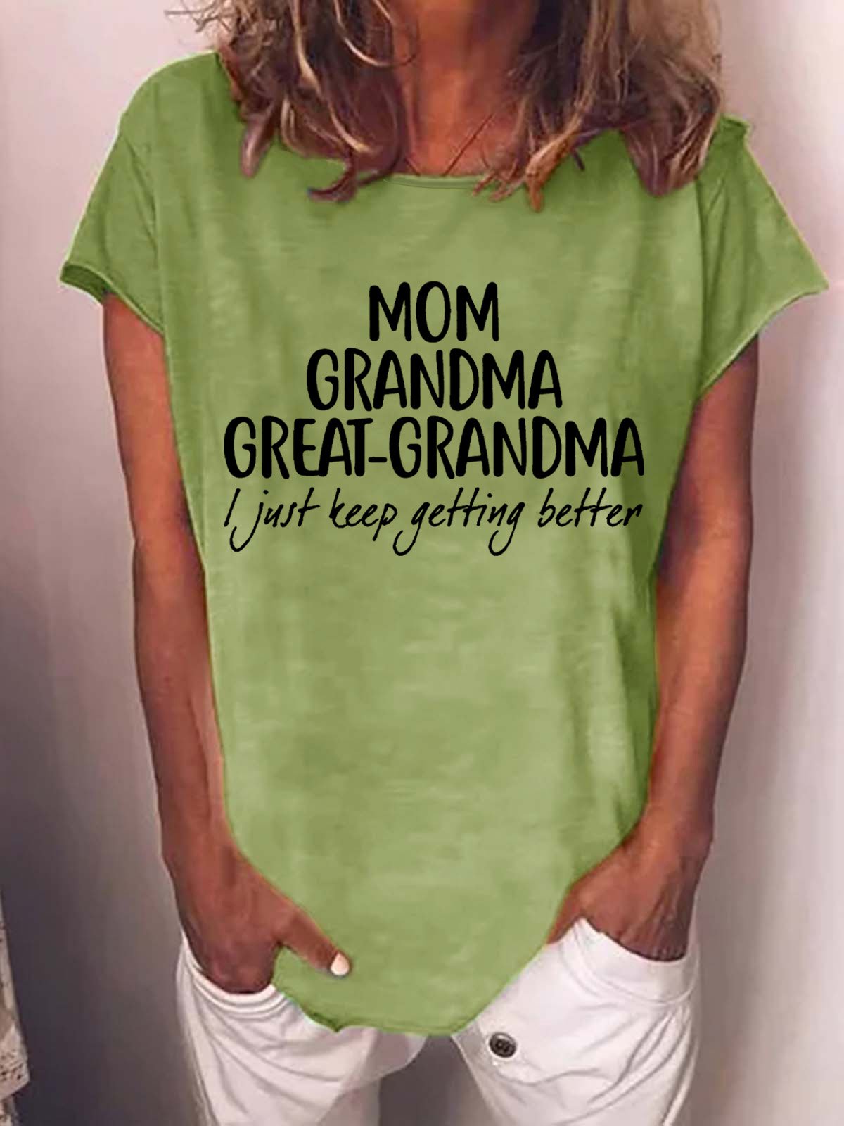 Gift For Great-Grandma Mom Grandma Great-Grandma Womens T-Shirt