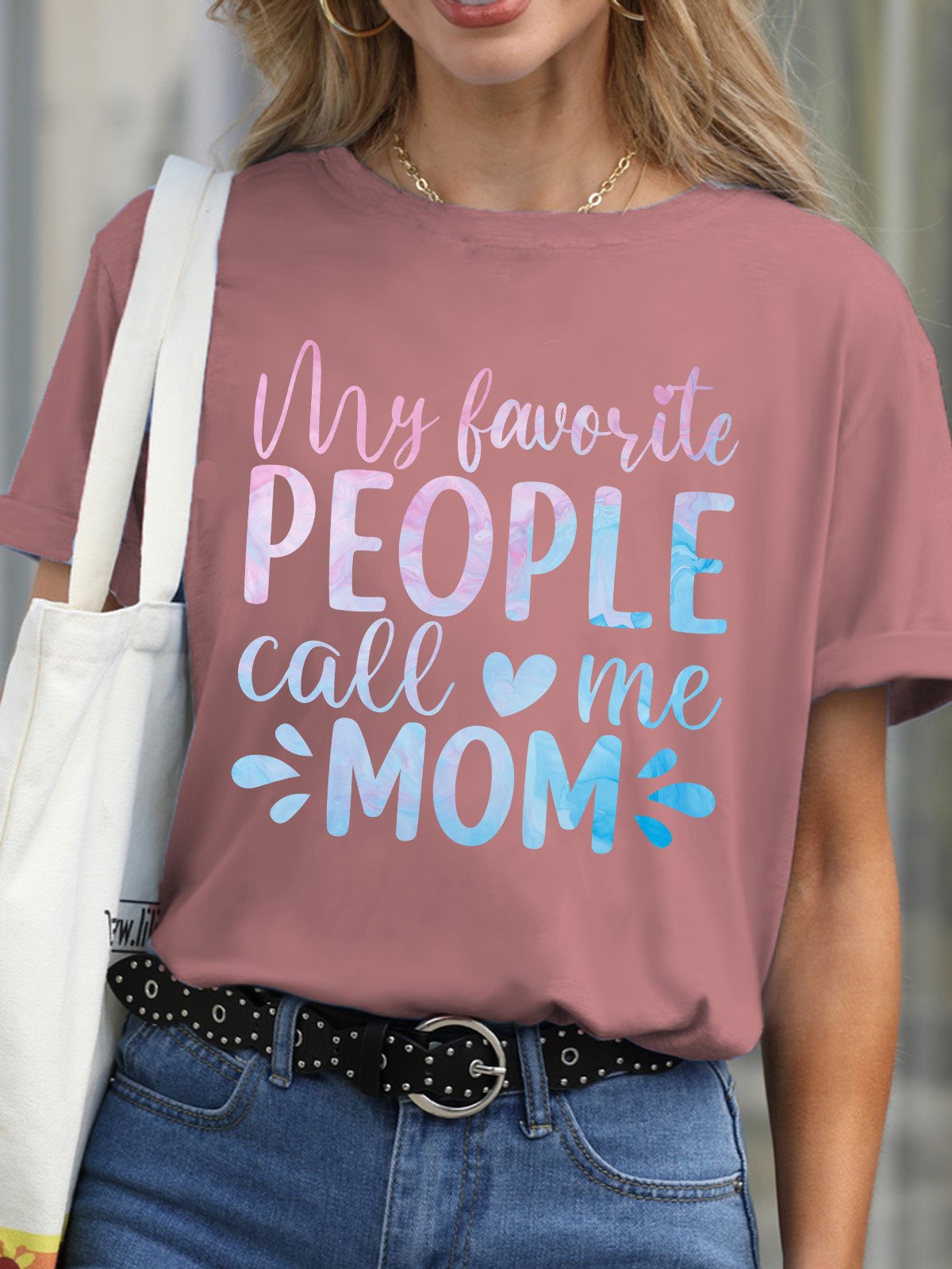 Lilicloth X Abu My Favorite People Call Me Mom Women's T-Shirt