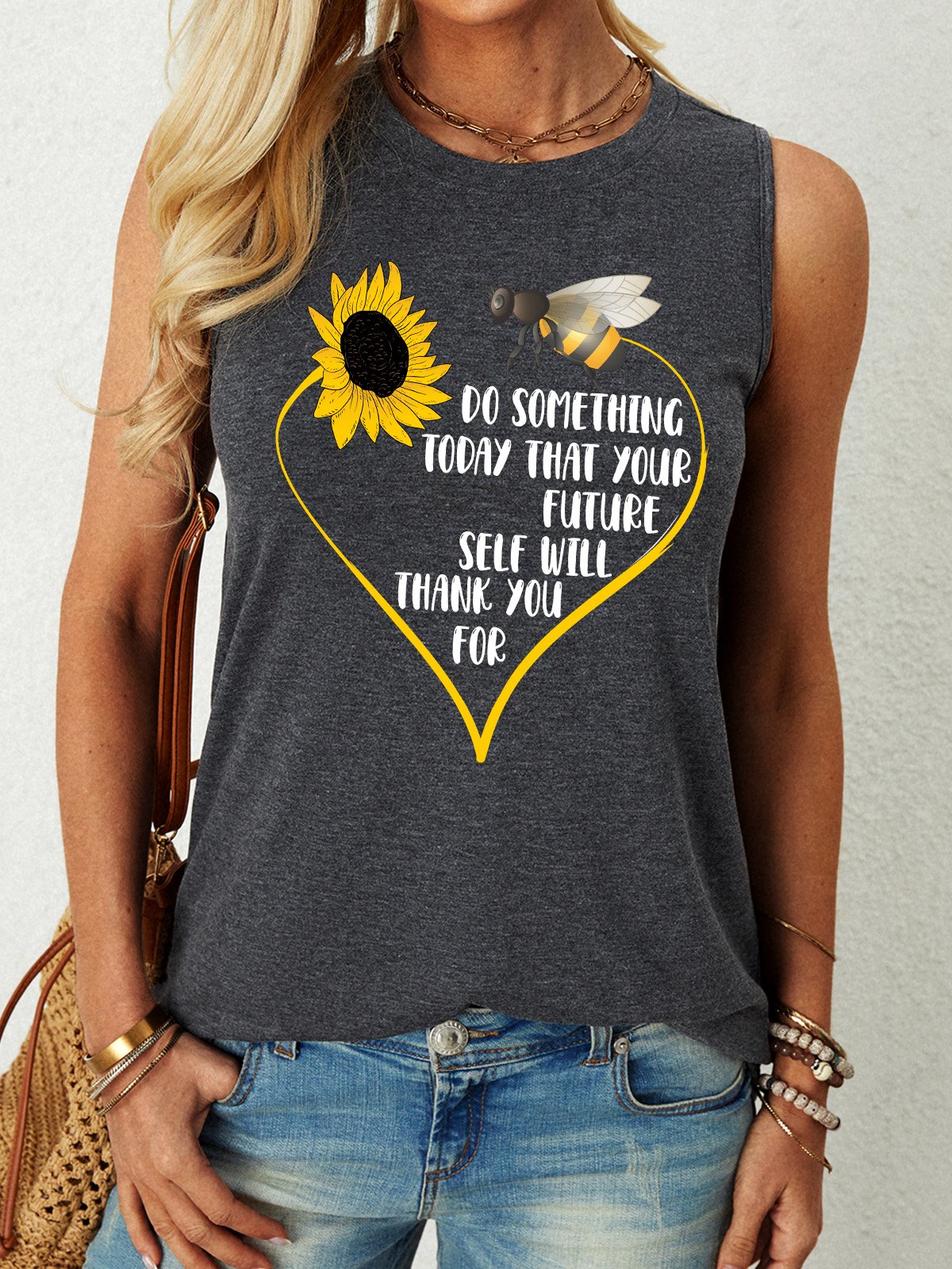 Lilicloth X Y Do Something Today That Your Future Self With Thank You For Women's Tank Top