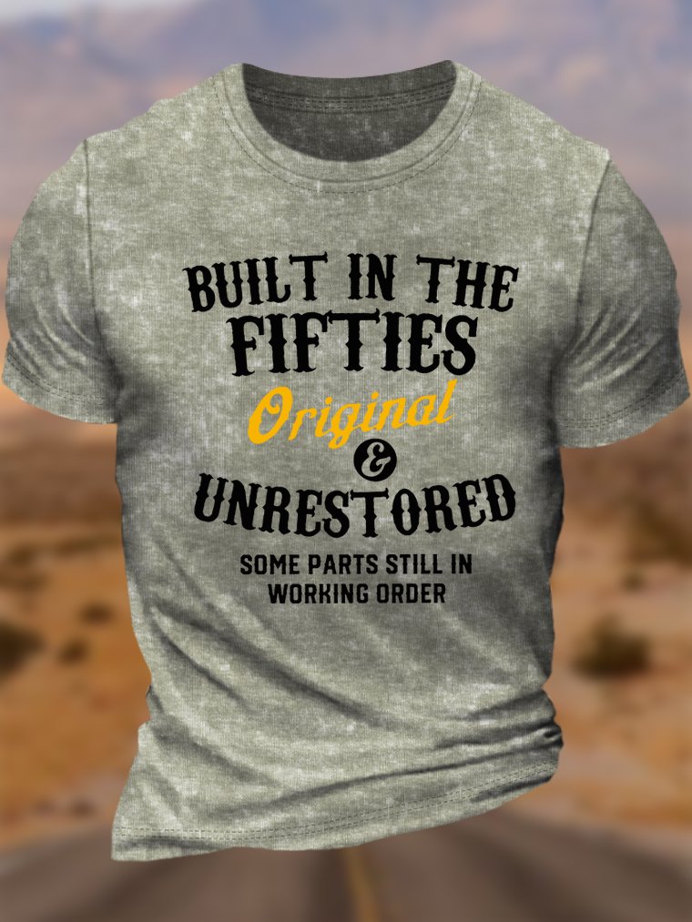 Men's Printed T-Shirt With Fifties