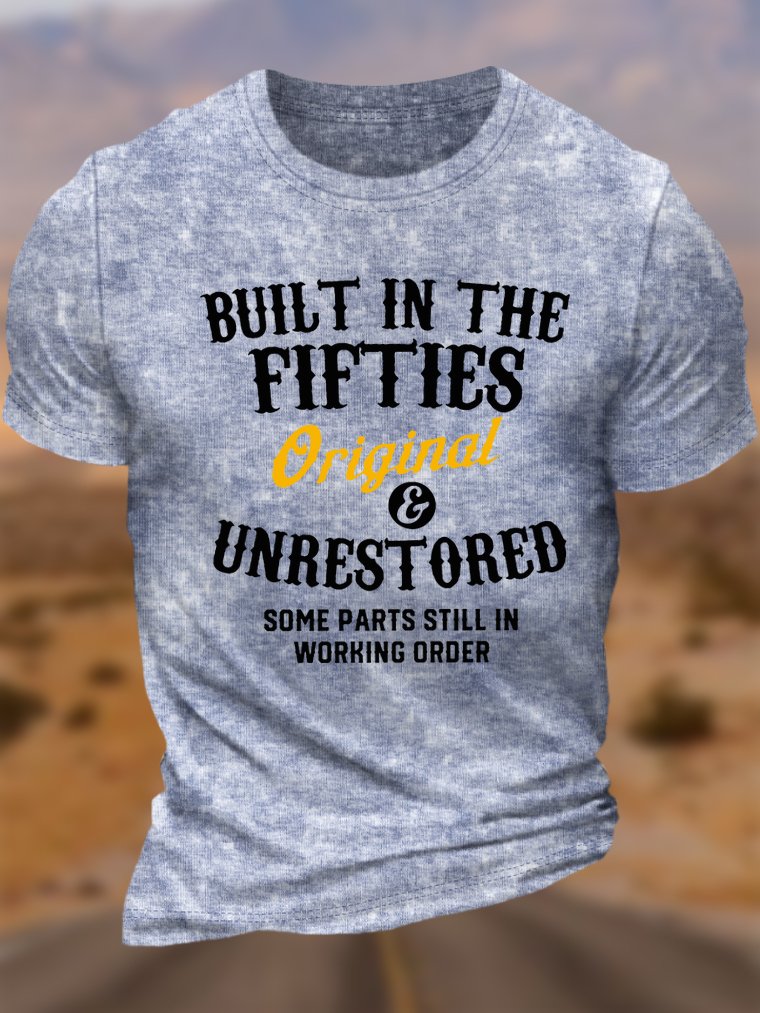 Men's Printed T-Shirt With Fifties