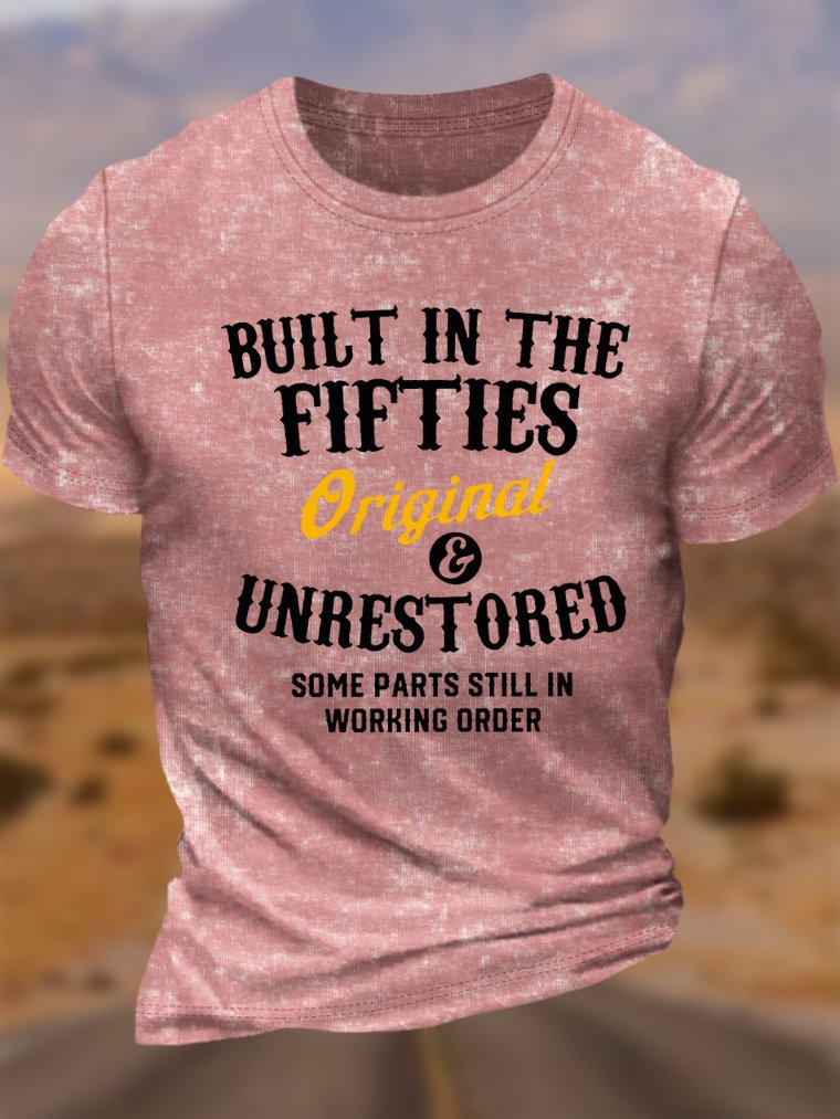 Men's Printed T-Shirt With Fifties