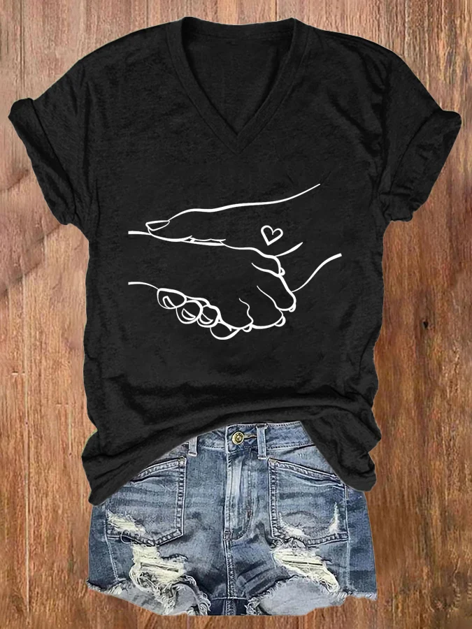 Funny Loose Vintage Cotton-Blend Dog T-Shirt
