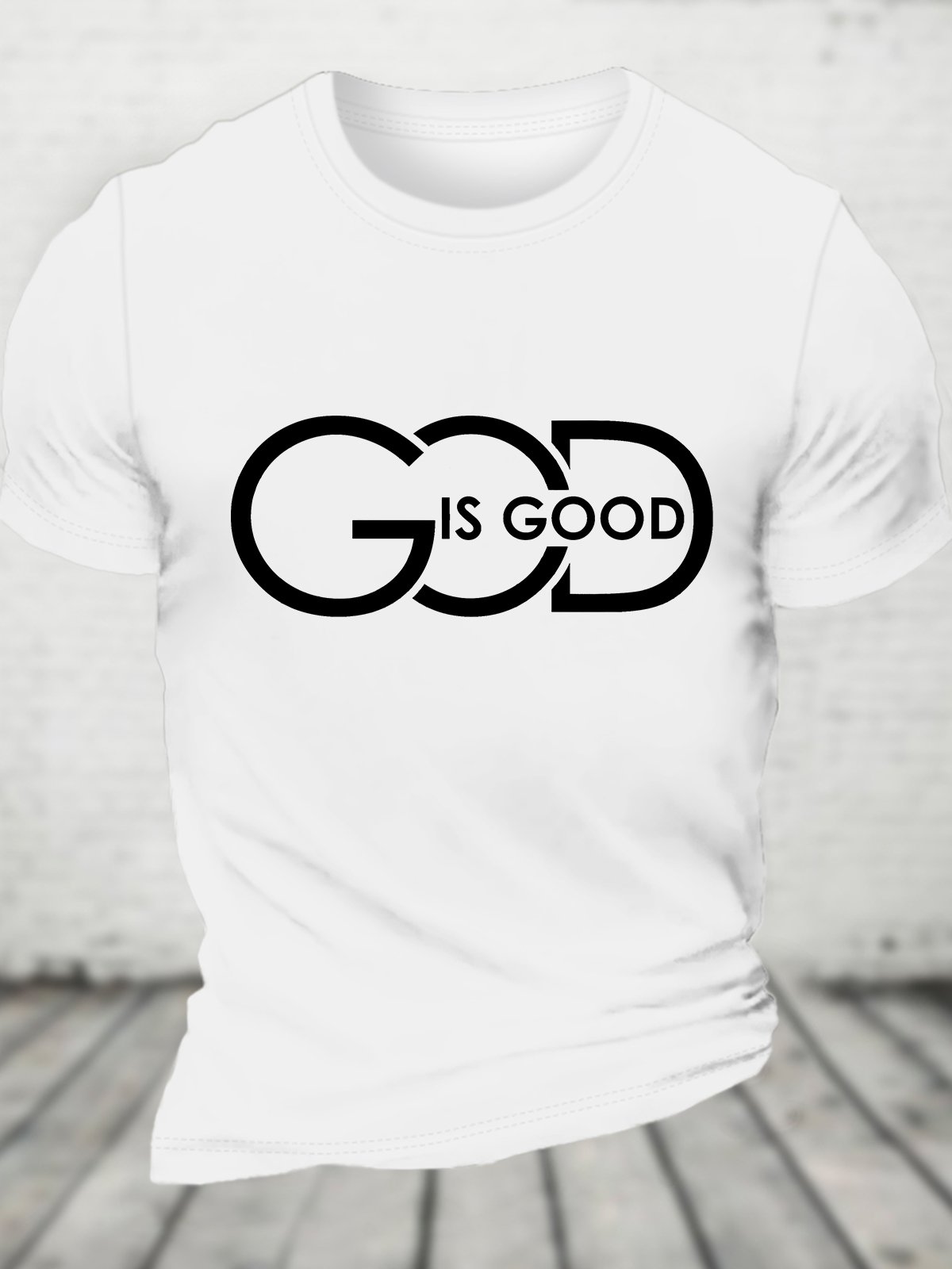 God Is Good Cotton T-shirt