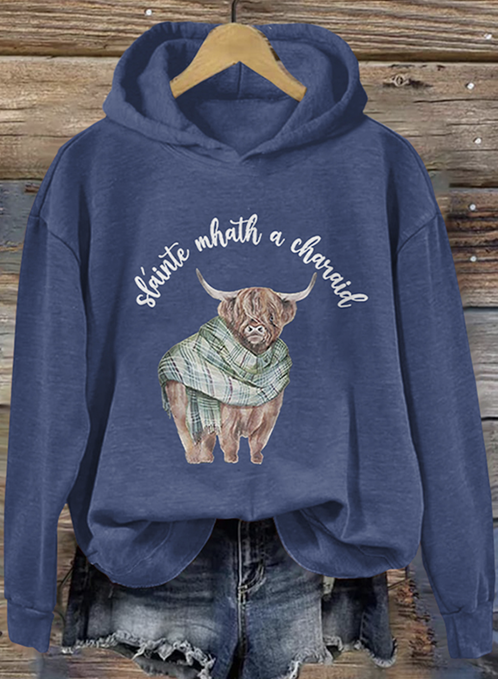 Scottish Highlands Bull Hoodie