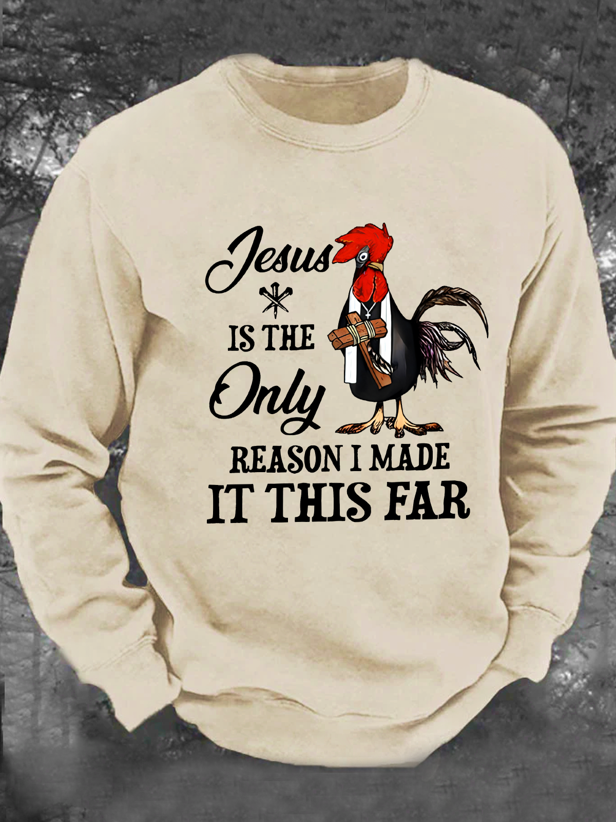 𝙅𝙚𝙨𝙪𝙨 𝙄𝙨 𝙩𝙝𝙚 𝙍𝙚𝙖𝙨𝙤𝙣 Men's Casual Sweatshirt