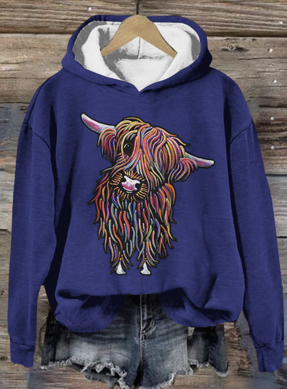 Scottish Highlands Bull Hoodie