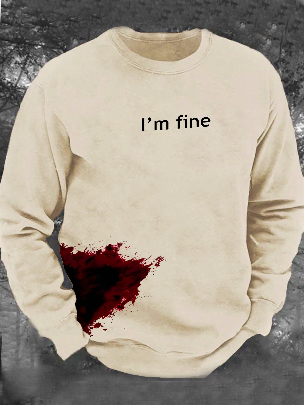 I'm Fine Men's Casual Sweatshirt