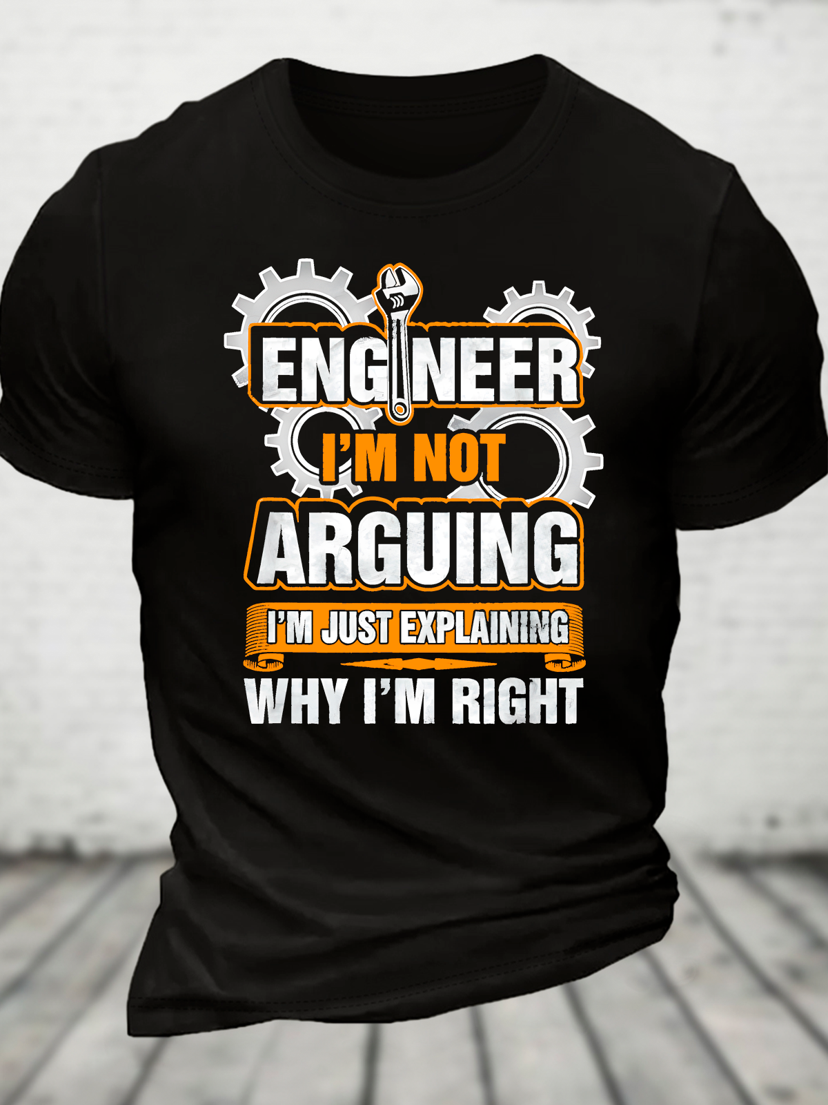 I'm Not Arguing Im Just Explaining Why I Am Right Cotton T-Shirt