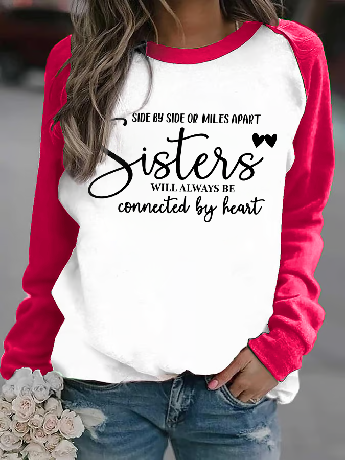 Women Casual Loose Valentine's Day Sweatshirt