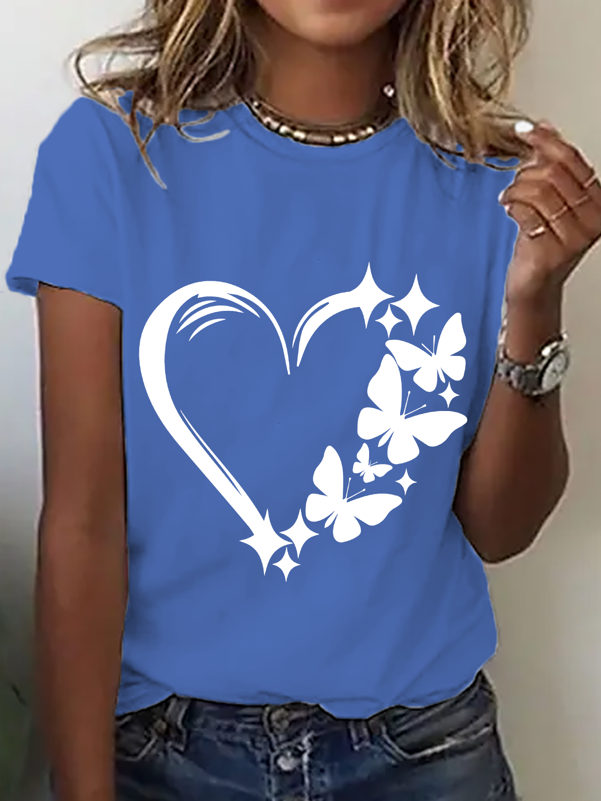 Butterfly Love Cotton T-Shirt