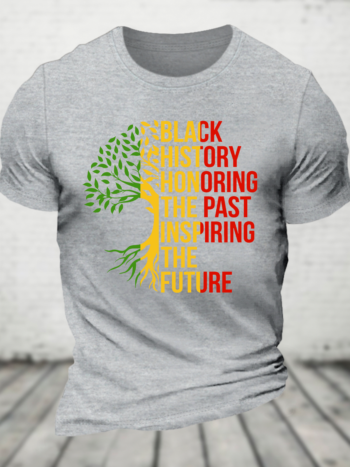 Black History Honoring The Past Inspiring The Futu Cotton T-Shirt