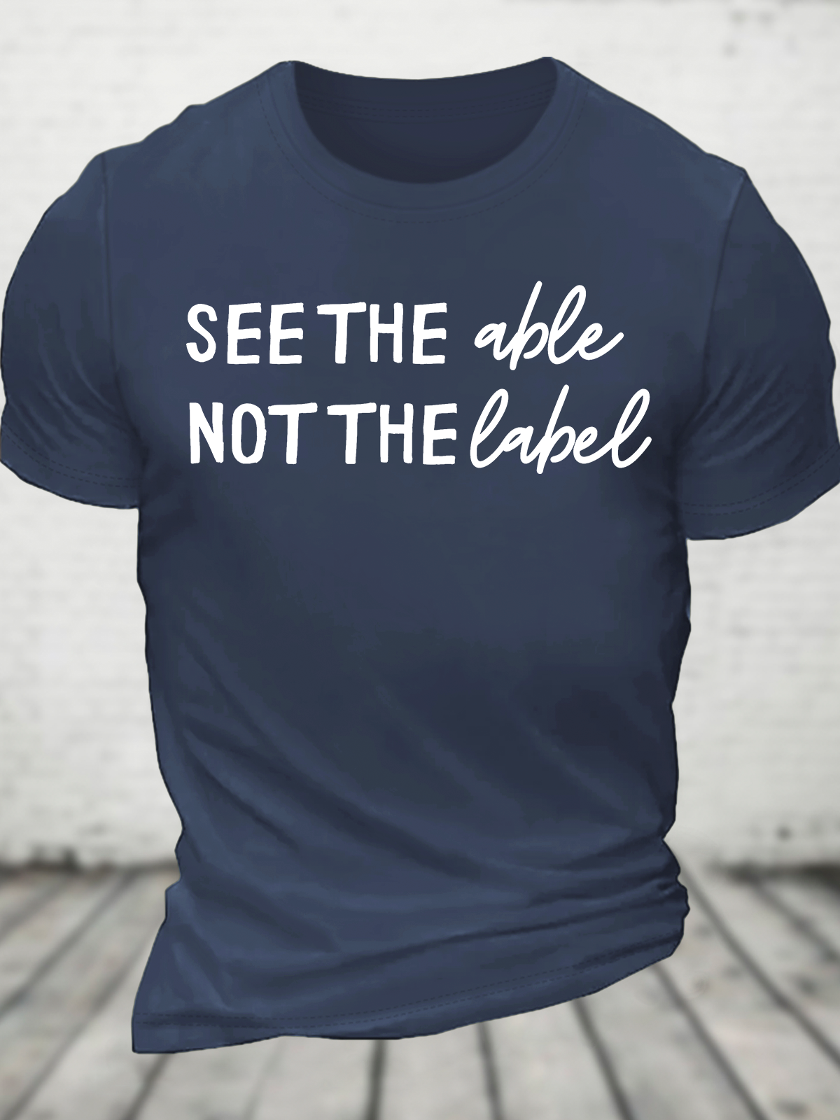 See The Able Not The Label Autism Cotton T-Shirt