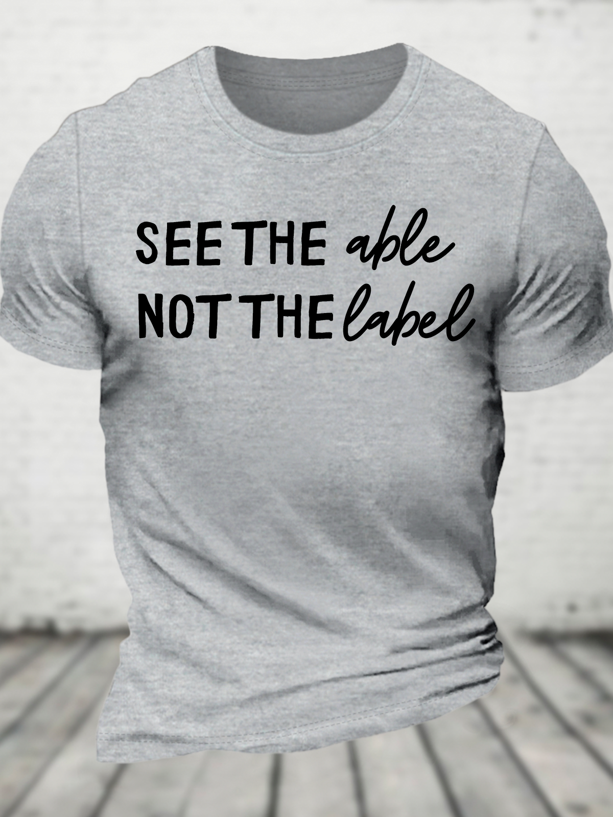 See The Able Not The Label Autism Cotton T-Shirt
