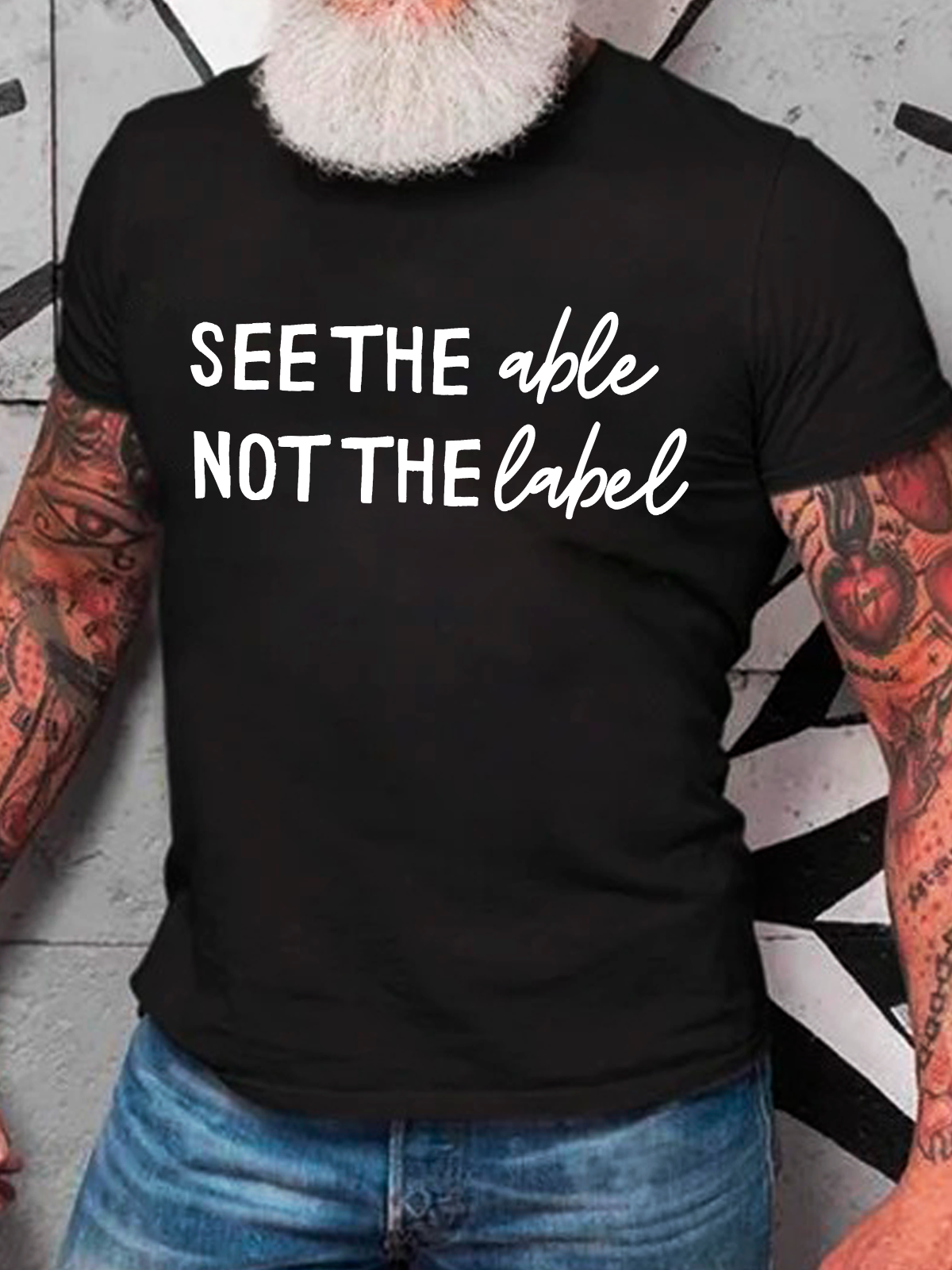 See The Able Not The Label Autism Cotton T-Shirt