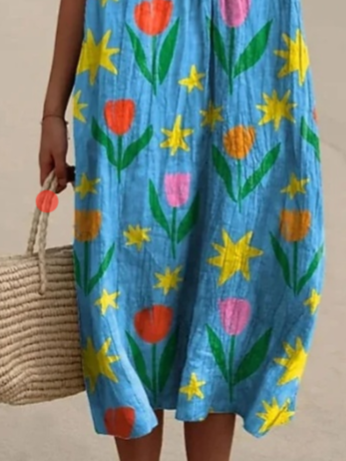 Vacation Regular Fit Dress With No Belt