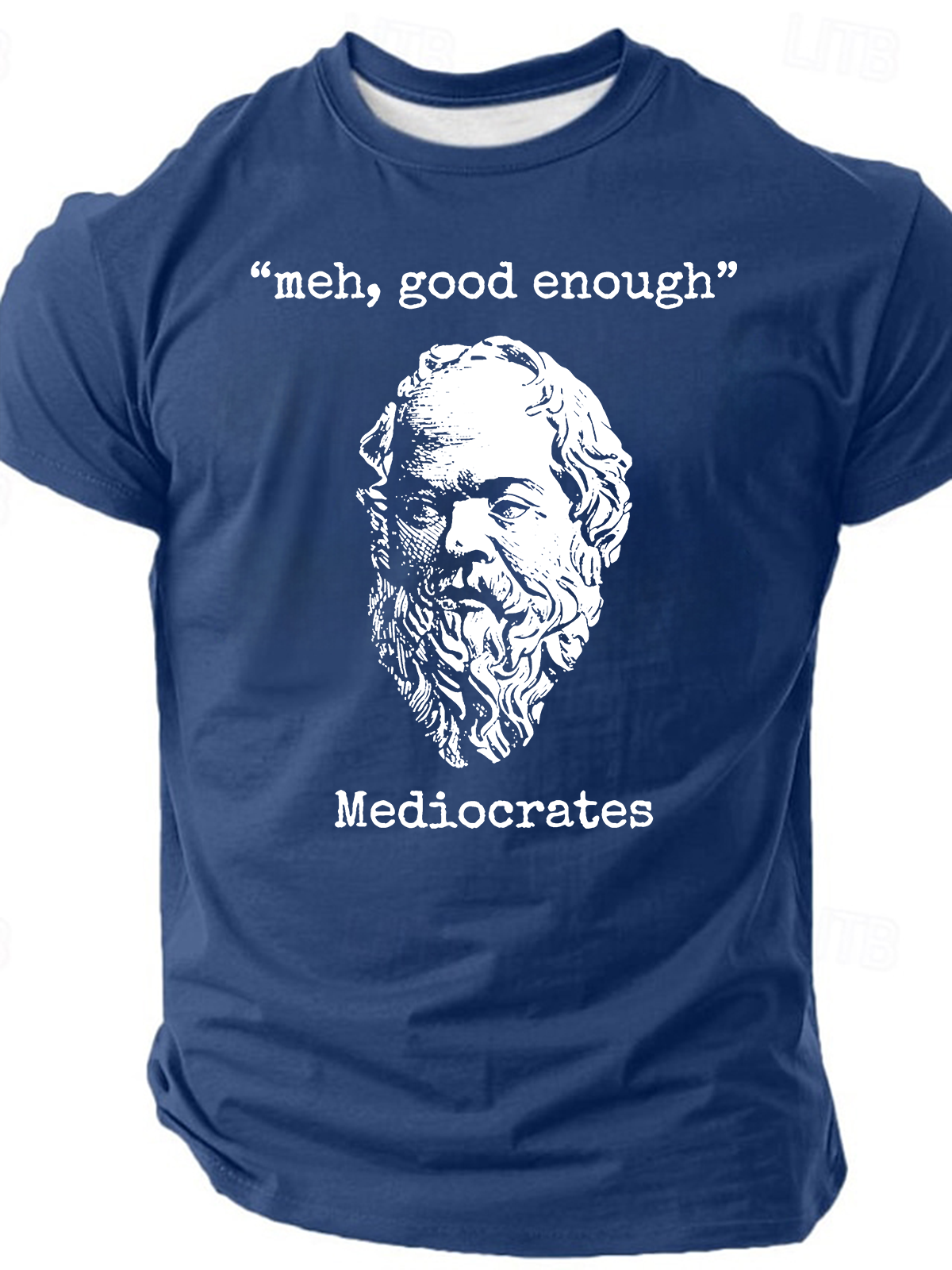 Vintage Mediocrates Meh Good Enough Sarcasm Cotton T-Shirt