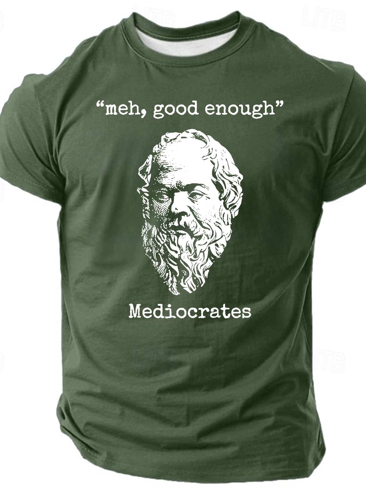 Vintage Mediocrates Meh Good Enough Sarcasm Cotton T-Shirt