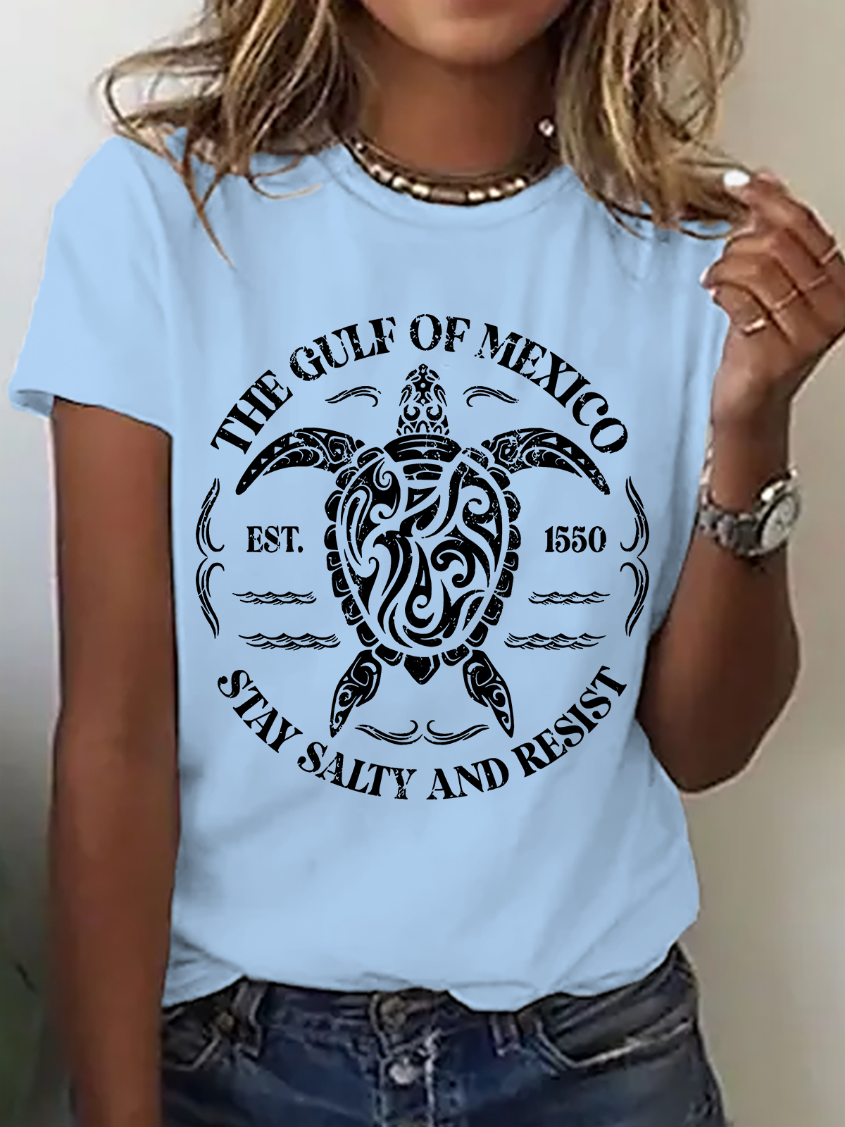 Gulf Of Mexico Cotton T-Shirt