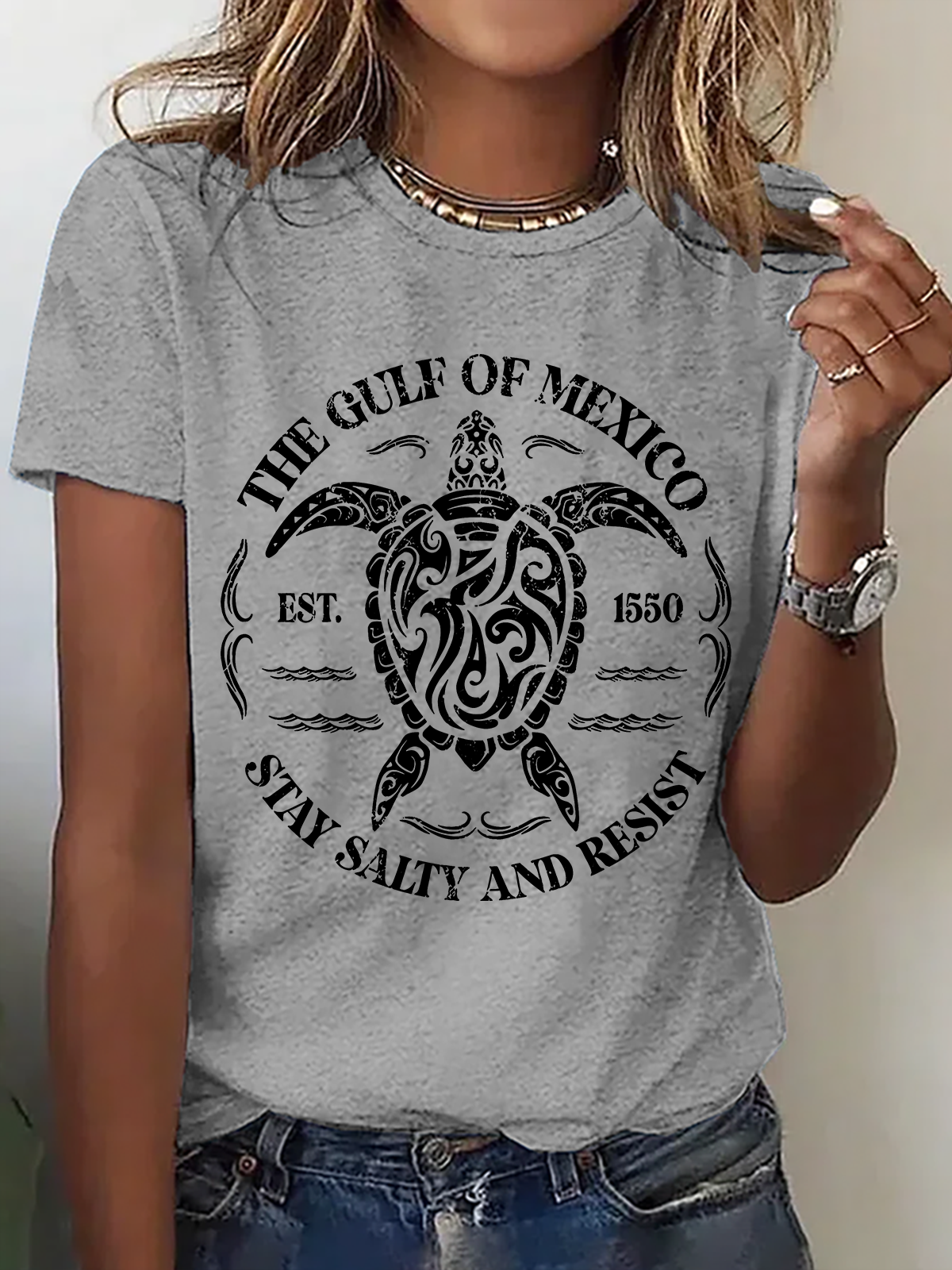 Gulf Of Mexico Cotton T-Shirt