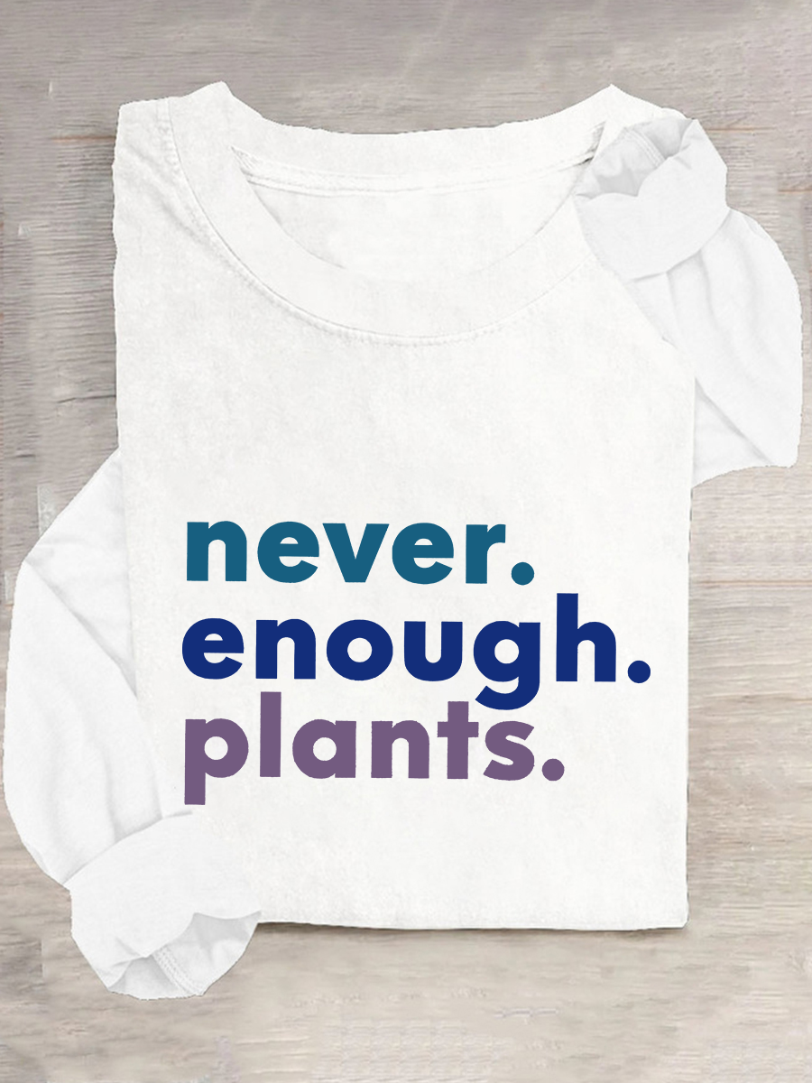 Never Enough Plants Casual Long Sleeve Shirt