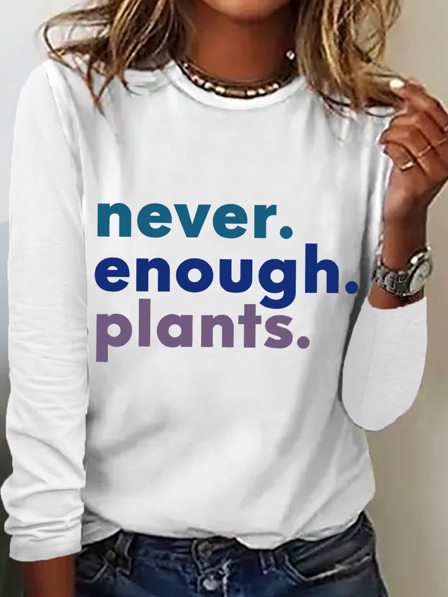 Never Enough Plants Casual Long Sleeve Shirt
