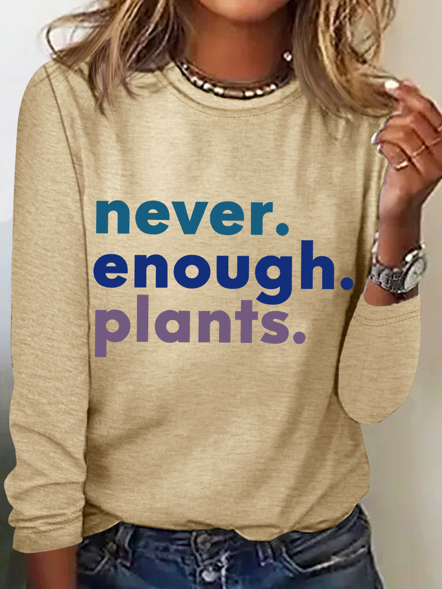Never Enough Plants Casual Long Sleeve Shirt