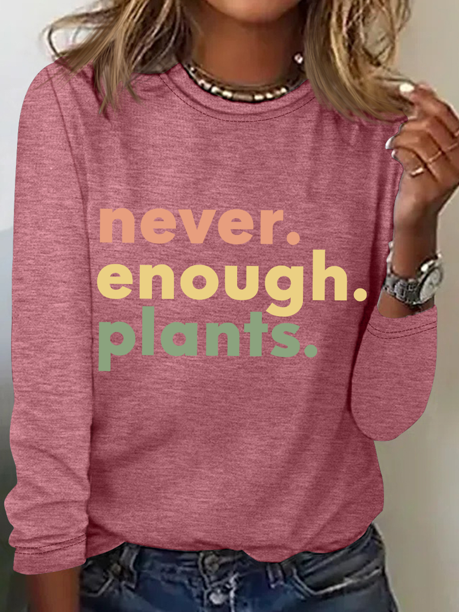 Never Enough Plants Casual Long Sleeve Shirt