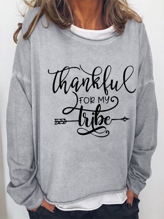 Thankful For My Tribe Thanksgiving Sweatshirts