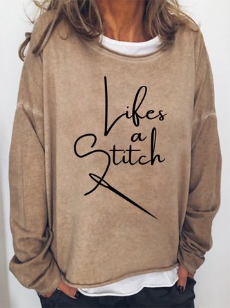 Lilicloth x Kat8lyst Lifes A Stitch Women's Sweatshirts