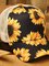 Sunflower Mesh Splicing Criss-Cross Hollow Out Baseball Cap