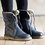 Women Winter Boots Casual Lace Up Low Heel Shoes