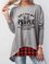 Don't Piss Off Old People Patchwork Plaid Top