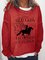 Never Underestimate An Old Lady Who Loves Horses And Was Born In October Graphic Sweatshirt