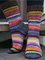 Red Knitted Socks