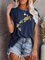Turtle Crew Neck Short Sleeve Women Tee