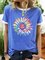 Life Is Good Crew Neck Short Sleeve Women Tee