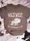 Short Sleeve Cotton-Blend Crew Neck Shirts & Tops