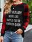 Sweet Old Lady More Like Battle-Tested Warrior Queen Crew Neck Long Sleeve Sweatshirt