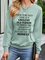 There Is No Such Thing As A Grouchy Old Person Letter Sweatshirt
