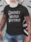 Whiskey,tango,foxtrot. Letter print round neck short-sleeved cotton T-shirt