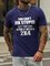 You Can't Fix Stupid Crew Neck Casual Letter Cotton Blends Shirts & Tops