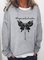 Whisper Words Of Wisdom Let It Be Hippie Butterfly Women's long sleeve sweatshirt
