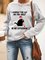 I Buried The Elf On The Shelf In My Litter Box Women‘s Casual Crew Neck Sweatshirt