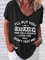 I'll Put You In The Trunk And Help People Look For You Don't Test Me Women’s V Neck Loosen Shirts & Tops
