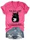 Funny Black To Do List Drink Coffee Cotton Blends Casual Short Sleeve T-Shirt