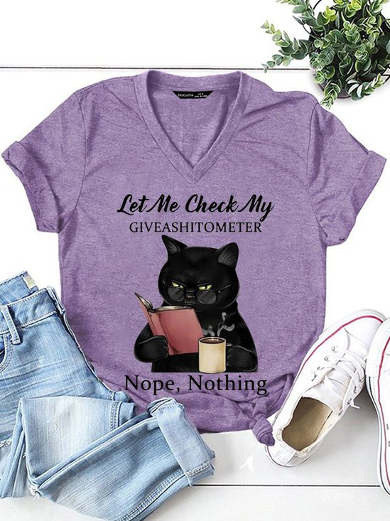 Let Me Check My Give A Shitometer T-shirt